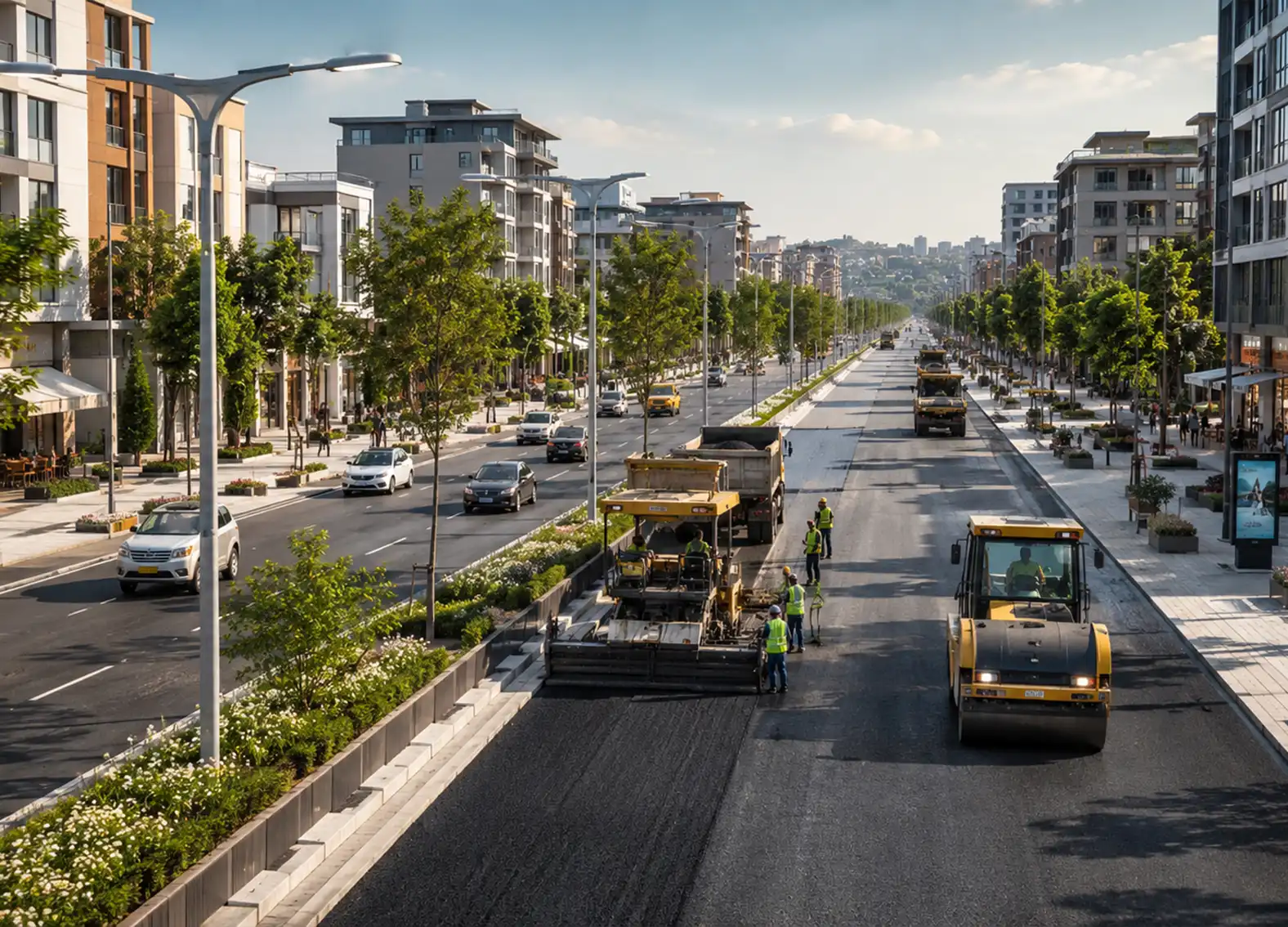 sehir caddelerinin tanzimi